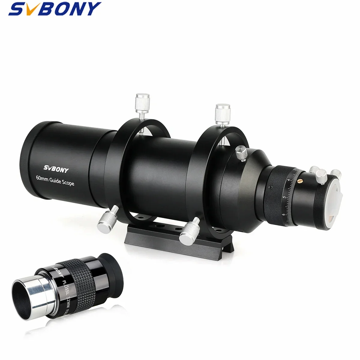 

SVBONY SV106 50mm/190, 60mm/240 achromatic light guide, paired with SV131 Plossl eyepiece 32mm 1.25 inches