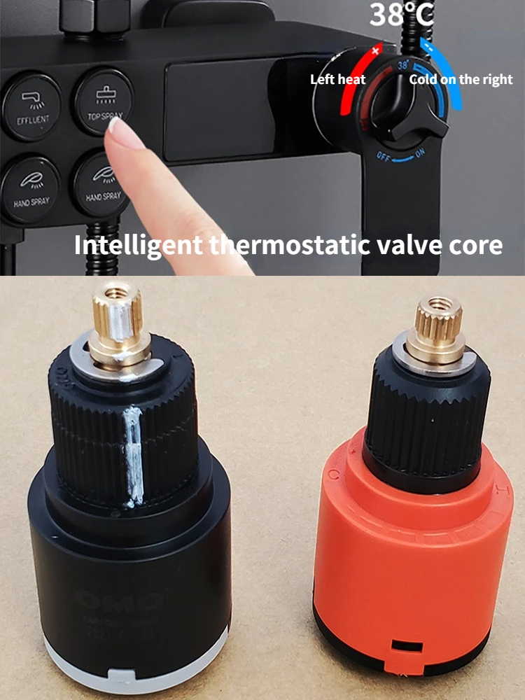 shower pressure balance cartridge for thermostatic shower valve cartridge accessories with Brass key