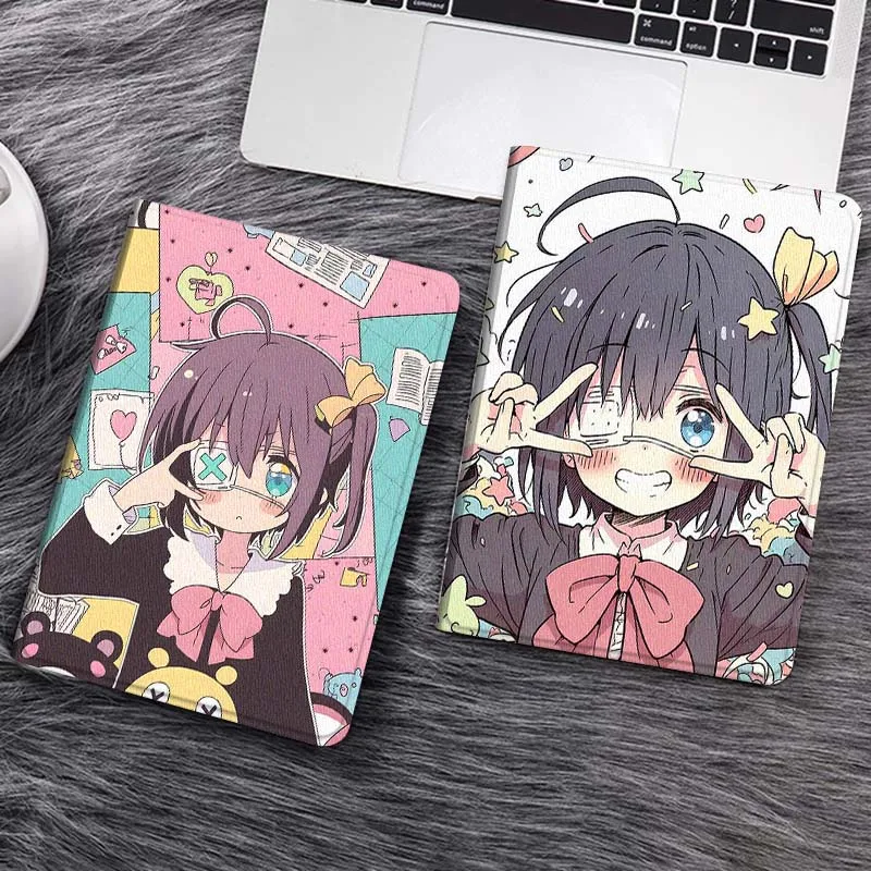 

Love Chunibyo Takanashi Rikka Tablet Case For Samsung Tab Galaxy S6 S11 A A7 A8 A9 A11 10.1 10.4 10.5 Plus Lite Gift