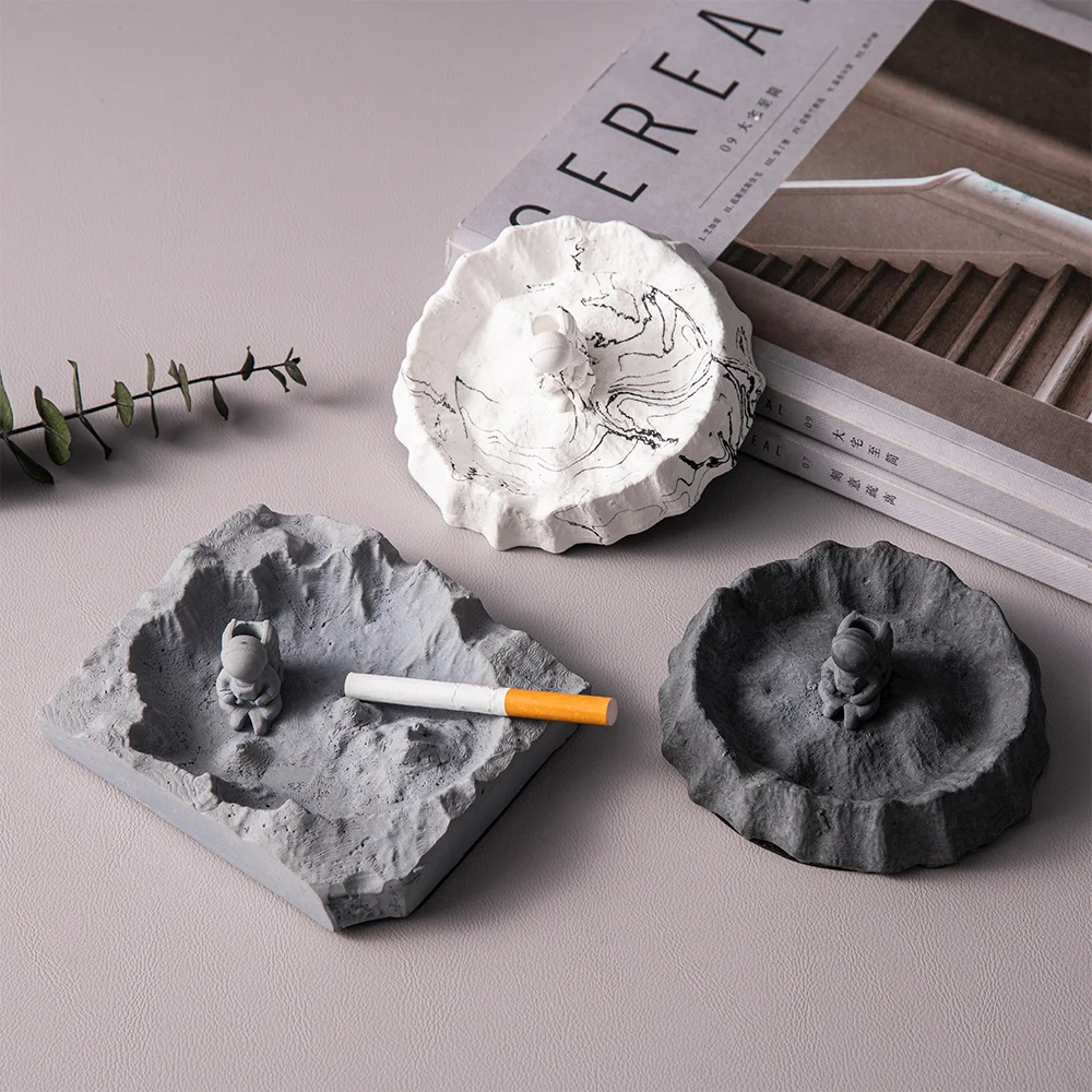 Minimalism Ashtray Outdoor Ashtray Room Smoking Accessories Design Tray Tobacco Ashtray Rack Home Accessories Outdoor Gadgets