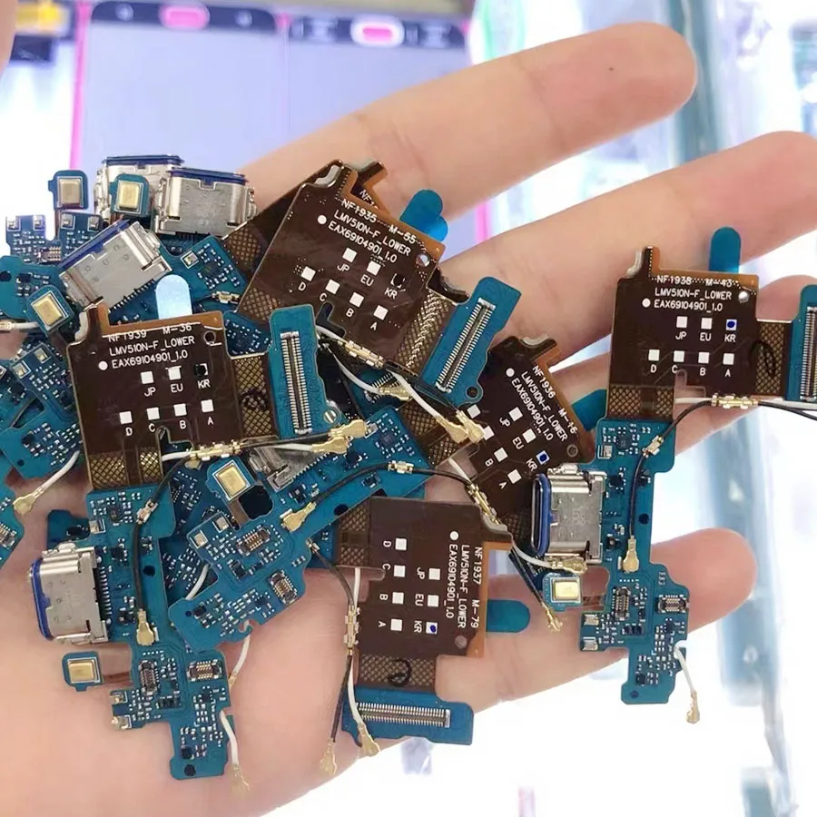 

Original For LG G8X V50S ThinQ Type-C USB Charge Charging Port Dock Connector Flex Cable Replacement Part