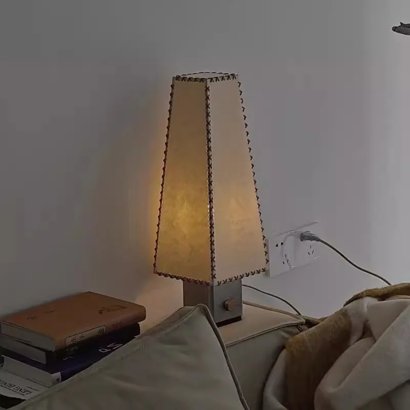 Letter Handmade Parchment Lamp Light Luxury Bed & Breakfast Designer Model Model Living Room Bedroom Bedside