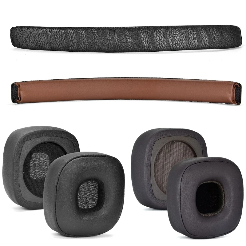 Comfort Ear Pads Headband Cover for Major 4 Headphone Earpads Comfortable Earpads Noise Cancelling Headbeam Cushion