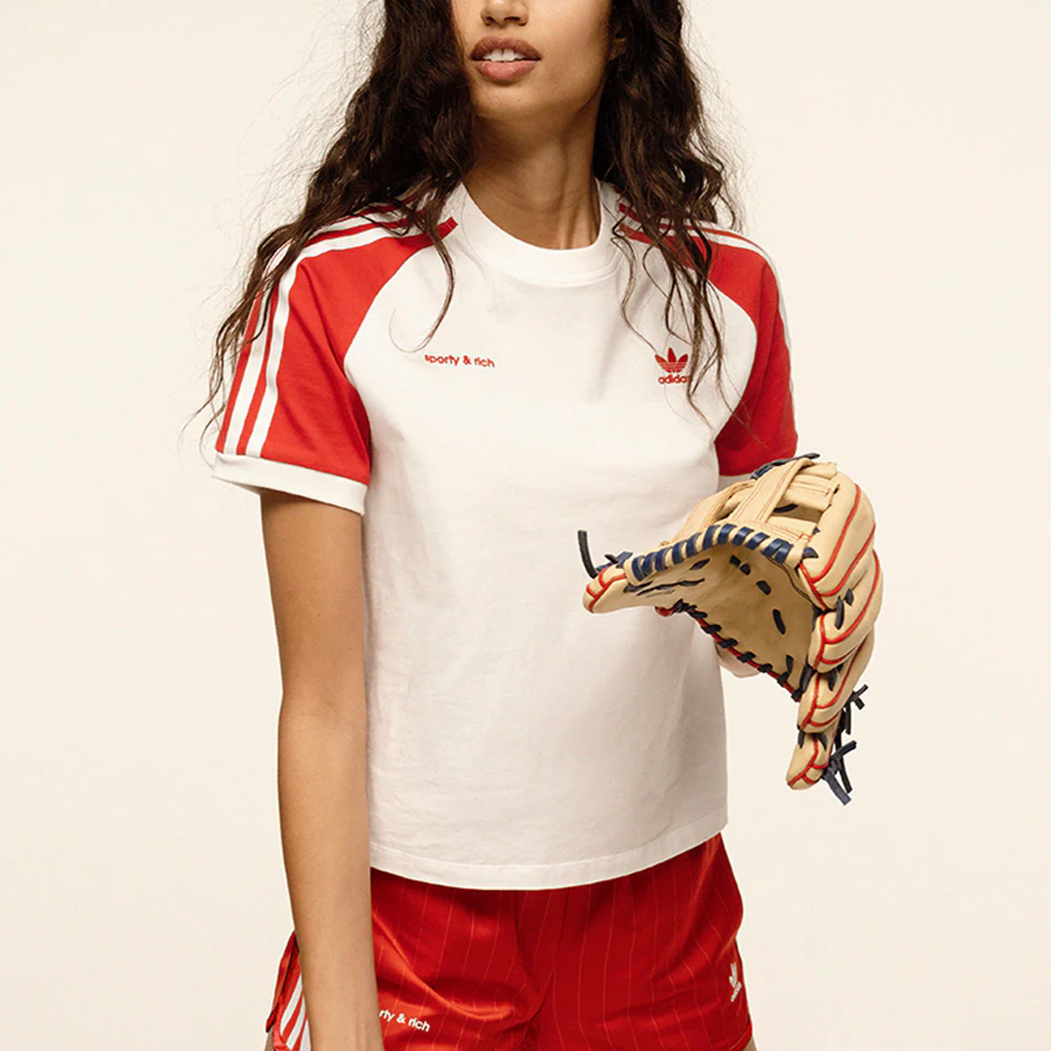 

Официальный аутентичный женский лоскутный дышащий классический рукав Adidas с коротким рукавом JI9274