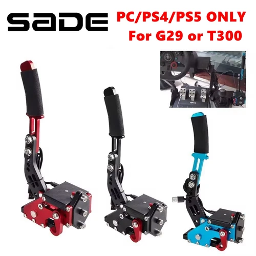 Imagen 1 del producto Freno de mano USB para PS4, PS5, Logitech G29, T300, XBOX1, XSS, XSX, G920, PC, todos los juegos de carreras SIM Dirt Rally