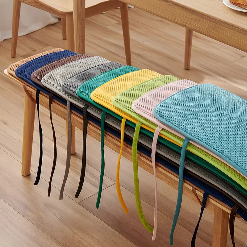 Solid Corduroy Sponge Long Bench Cushion Soft Bench Cushion Thickened Customized Wood Sofa Card Seat Cushion For Winter