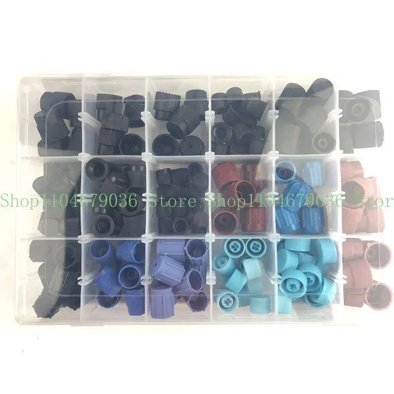 

652F 170x R134a Автомобильный кондиционер Сервисный порт зарядки переменного тока для клапана пыли