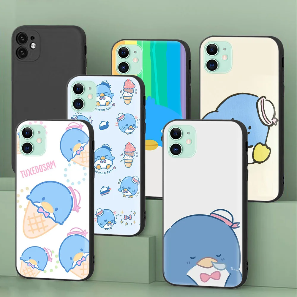 Capa protetora preta para Realme, Tuxedosam, 3, 3I, 5, 5S, 5I, 6, 6S, 6I, 7, 7I, 9I Pro