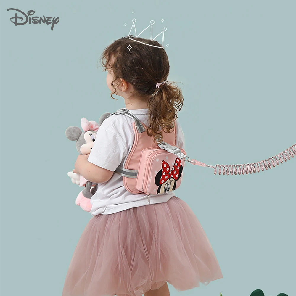 Disney Toddler Safety Lock Harness for Baby Kids Strap Rope Leash Walking Anti Lost Wrist Link Hand Belt Band Wristband Children