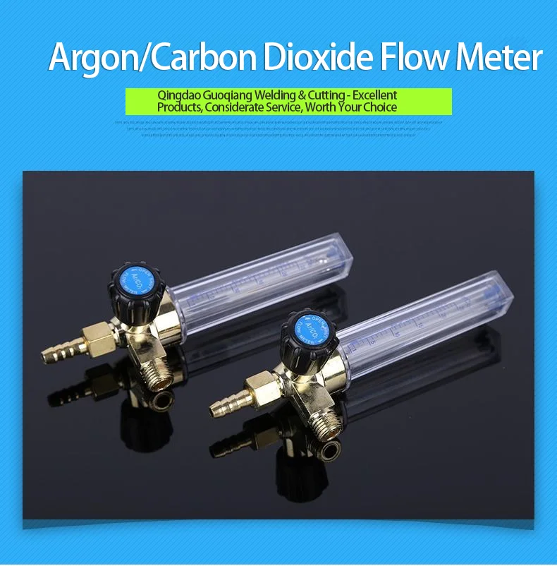 Argon/Carbon Dioxide (CO₂) Flow Meter with Pressure Regulator, YQC-03-R Type CO₂ Gauge
