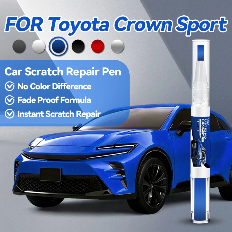 

Горячие новинки 2026: Аксессуары для ремонта царапин на Toyota Crown Sport, цвета: черный 202, серый 1G3, белый 090, красный 3U5, синий