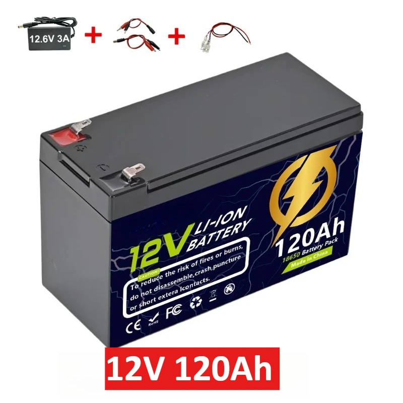 12 فولت 60 أمبير 80 أمبير 100 أمبير 120 أمبير LiFePO4 بطارية قابلة للشحن للطاقة الشمسية صياد السمك عجلة الطاقة الإضاءة قارب بطارية RV المنزل