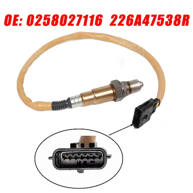 

For Renault Clio IV Dacia Sandero Nuova Logan 2012-2021 0258027116 O2 Oxygen Sensor Car Part 226A47538R