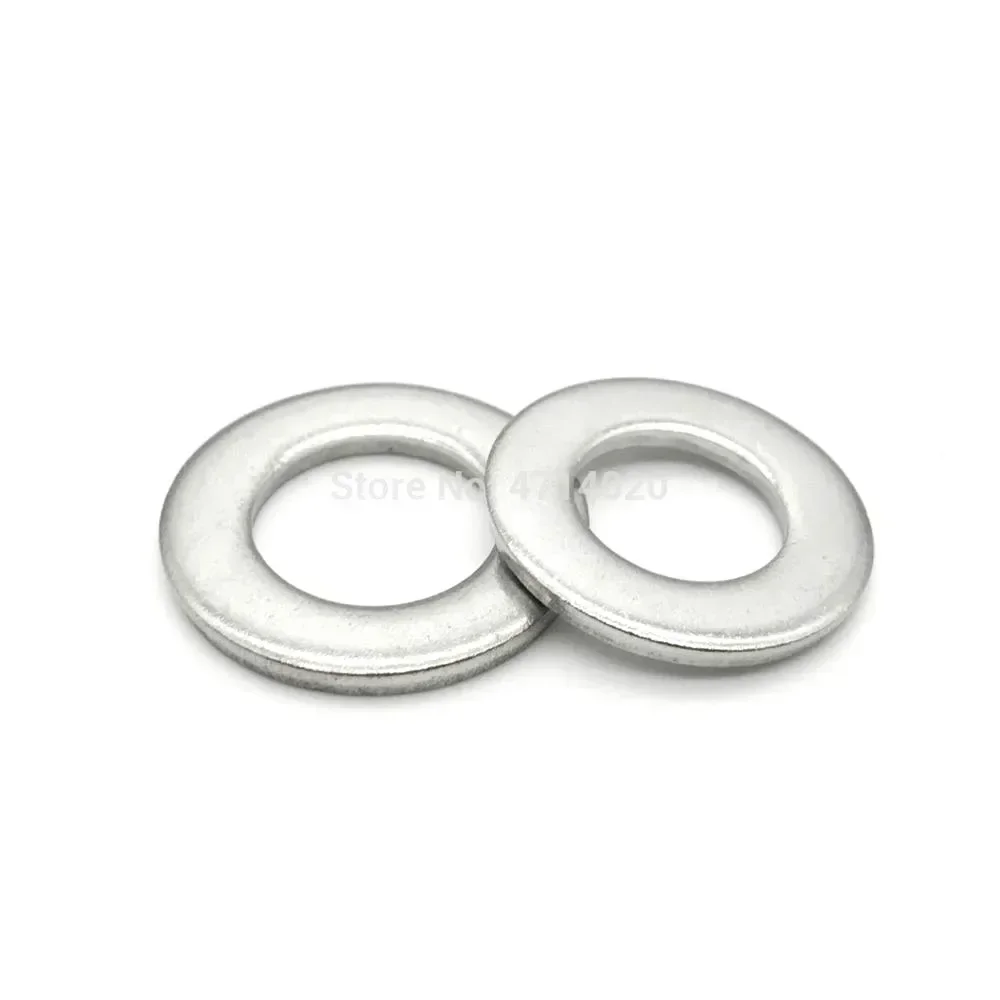 2/5/10/50/100pc Washers GB97 A2 304 Stainless Steel Flat Washer Plain Gasket Ring M1.6 M2 M2.5 M3 M4 M5 M6 M10 M12 M16 M24