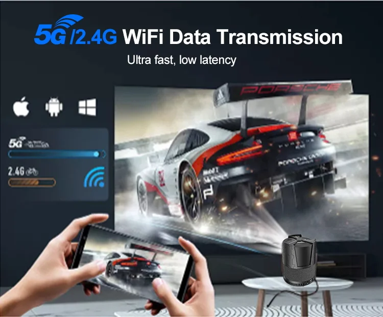 Outdoor Travel Beamer Pocketable Mobile Mini Projectors Full Hd Projector 1080p Native