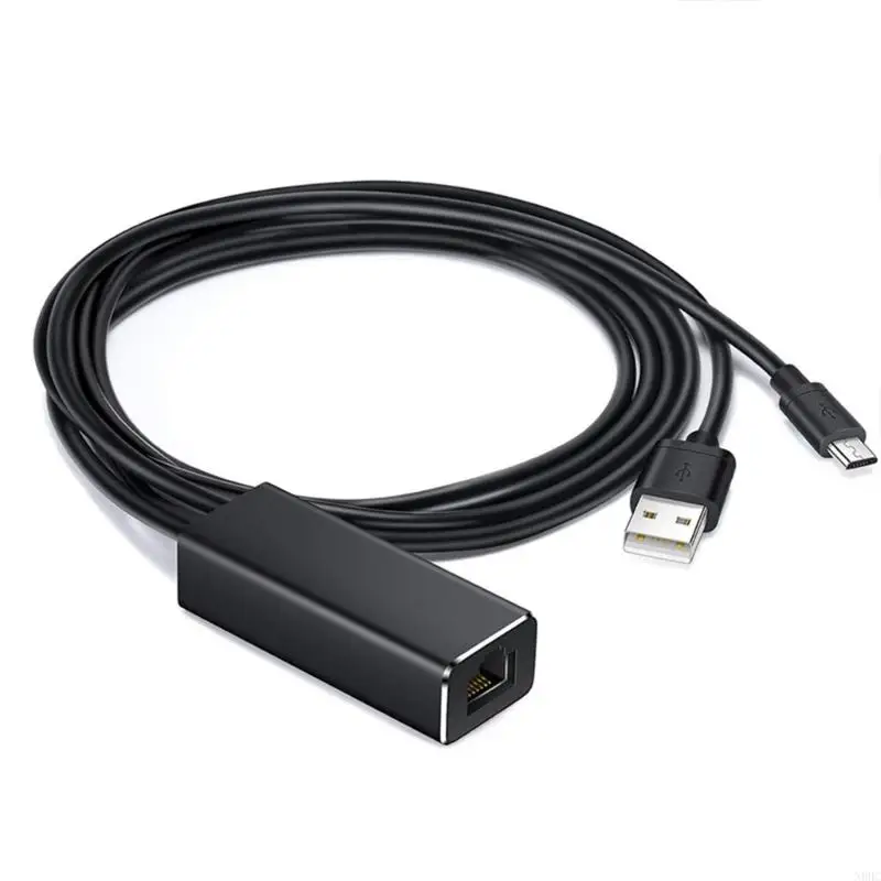 

USB 2.0+USB 5pin to Ethernet Adapter USB to RJ45 Supporting 10/100Mbps Ethernet N0HC
