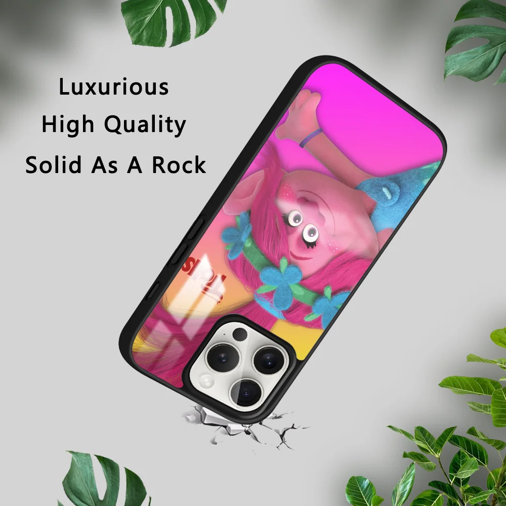 만화 T-트롤 휴대폰 케이스, 아이폰 16, 15, 14, 13, 12, 11 프로, Xs 맥스, 미니 플러스, 셀룰러 하드 펀다