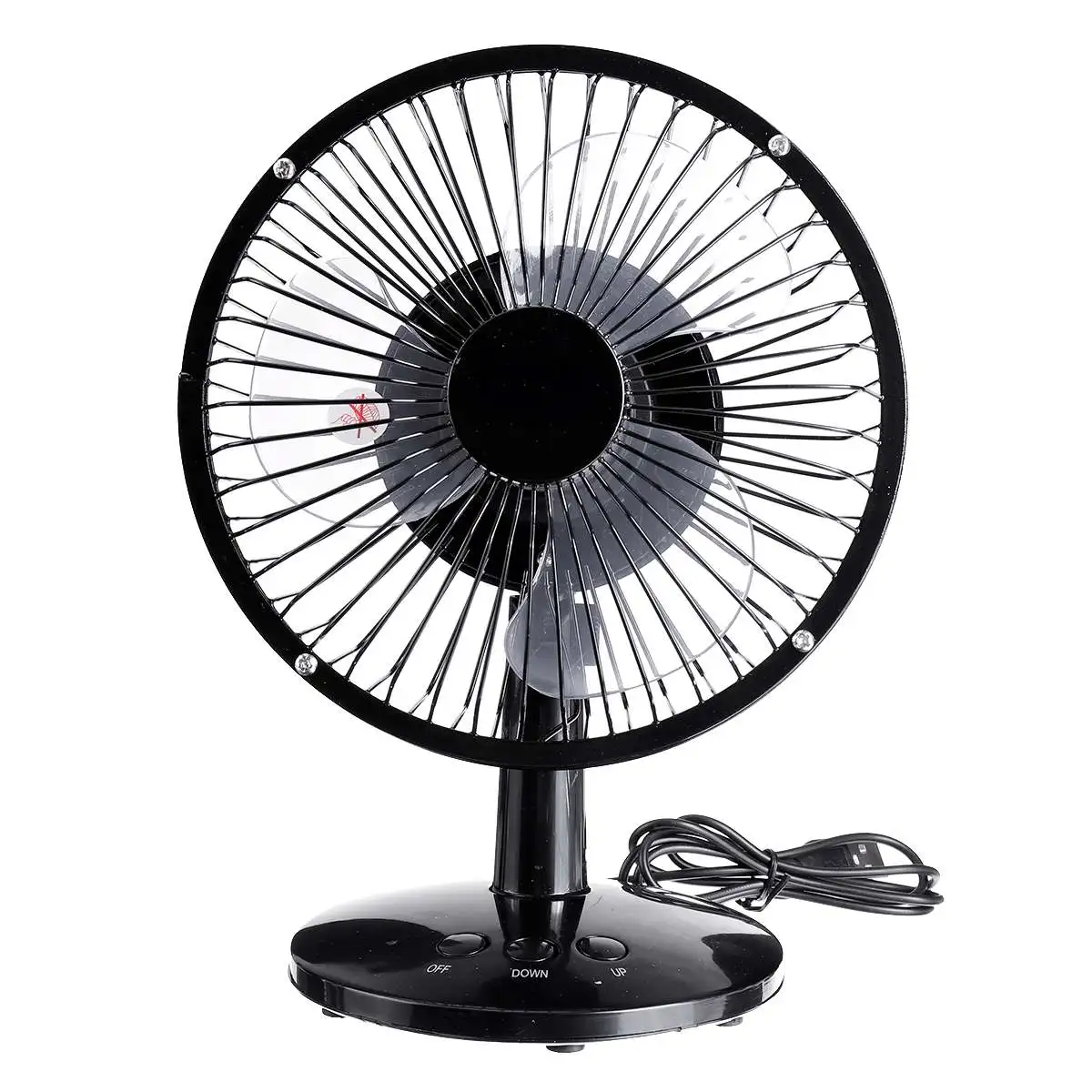 

6 inch Portable Desktop Fans USB Fan Mute Cooler Air Circulator Travel Adjustable 2 Speed Small Air Conditioning Fan