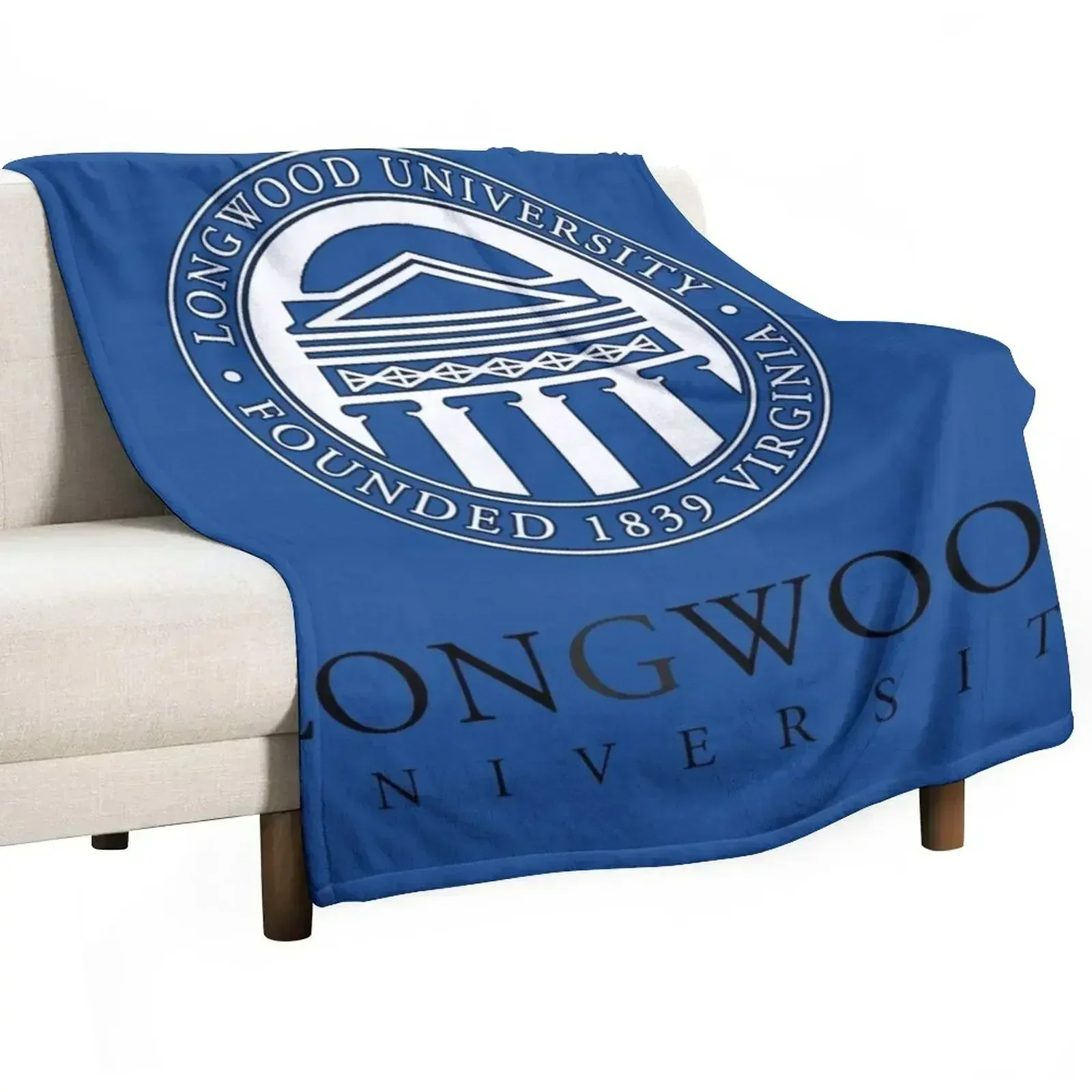 Longwood University Throw Blanket Luxury Designer Summer Camping Comforter Soft Plush Plaid Quilt Blankets