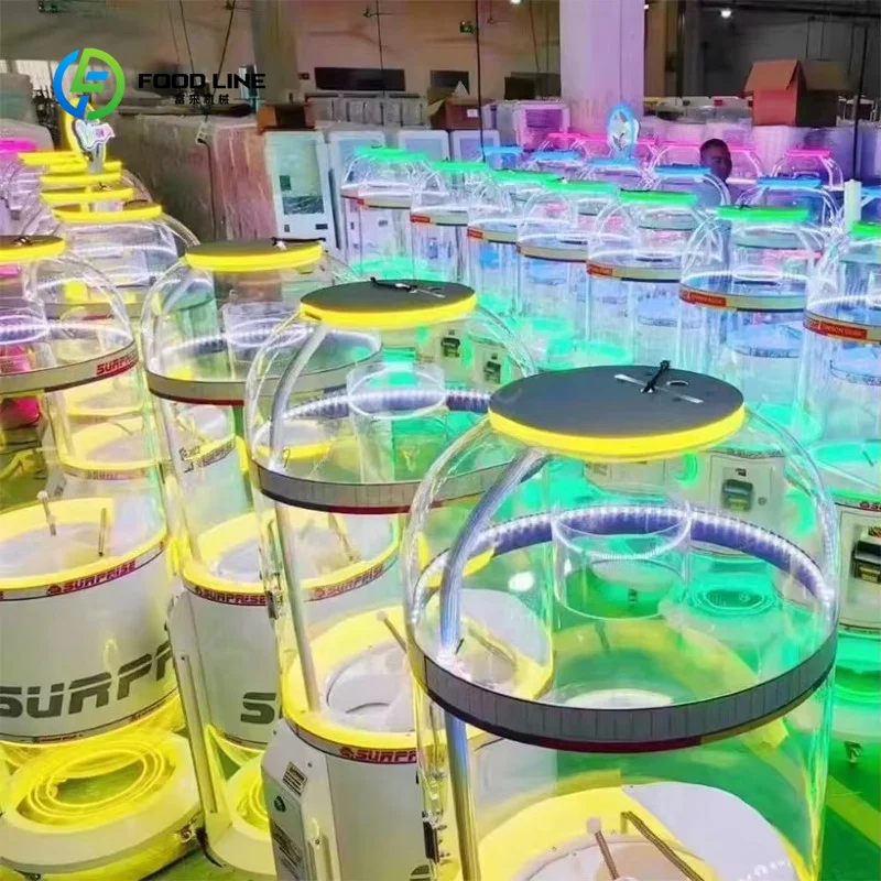 Customized Shopping Mall Twist Egg Game Capsule  Automatic Touch Screen Coin Operated Vending Machine