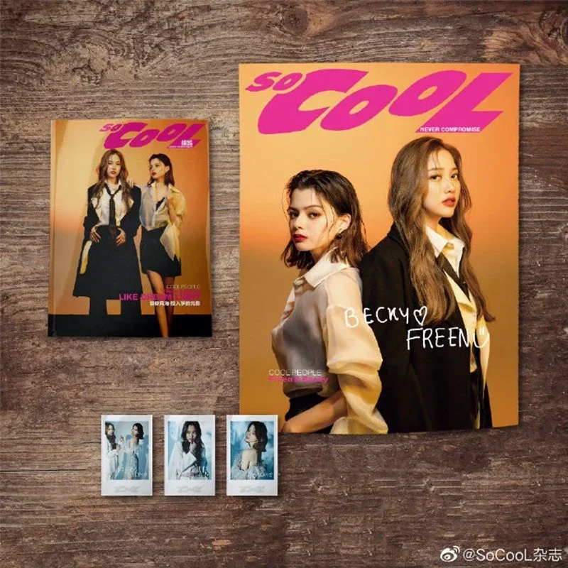 Gap Series Freenbecky Socool Magazine Photo Cover Poster Aesthetic Shadow Dance Suit Freen Becky  Small Card Greeting Cards