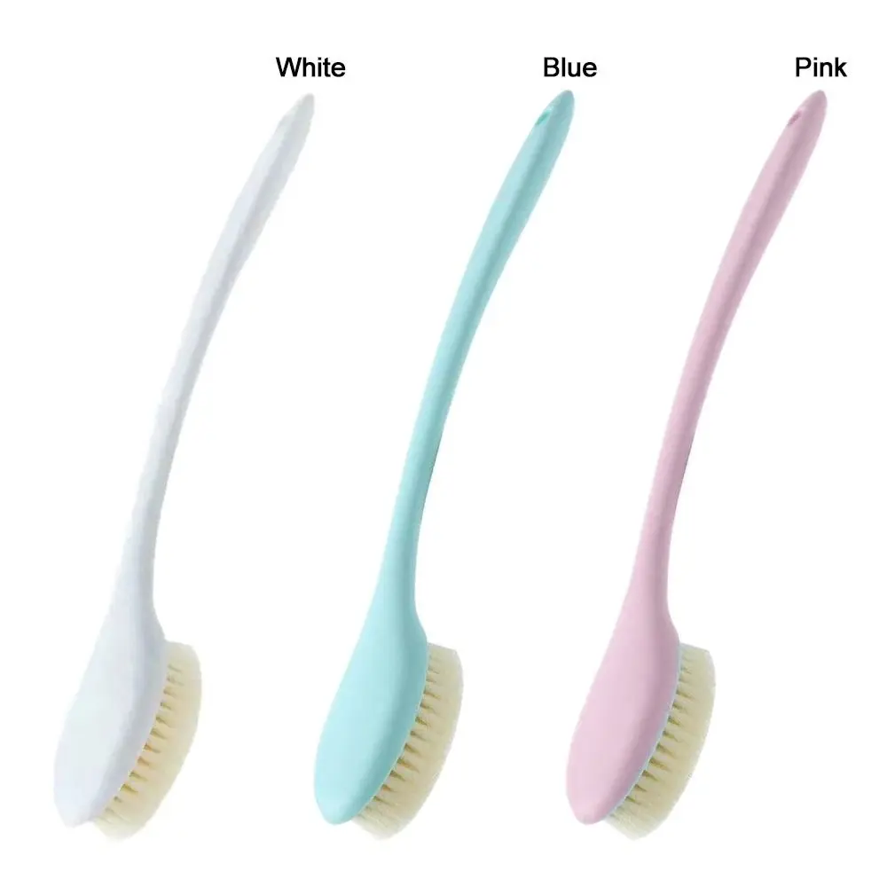 Creative Long Handle Bath Brush Massager Back Rubbing Shower Brush Cleaning Tools Soft Shower Tools