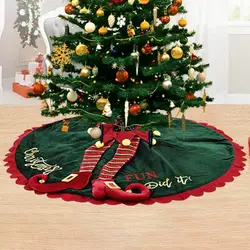 Christmas Tree Skirt Mat Under The Tree Multi-Purpose Christmas Decorations Carpet New Year Decoration Christmas Tree Carpets