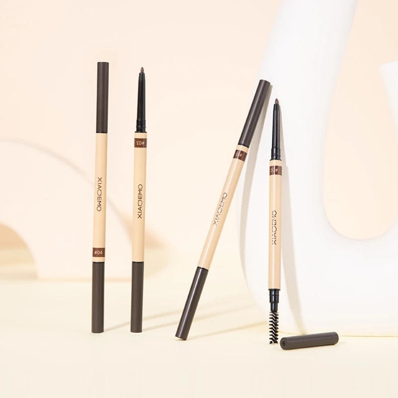 Professioneel potlood Langdurig wenkbrauwpotlood Ultrafijn waterdicht en zweetbestendig Gladde wenkbrauw met borstel Verbeter de schoonheid