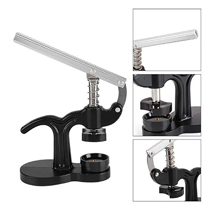 Machine de pressage de montre, outil de réparation de table, montre à quartz mécanique de bureau, couvercle arrière de pressage, outil de remplacement de batterie