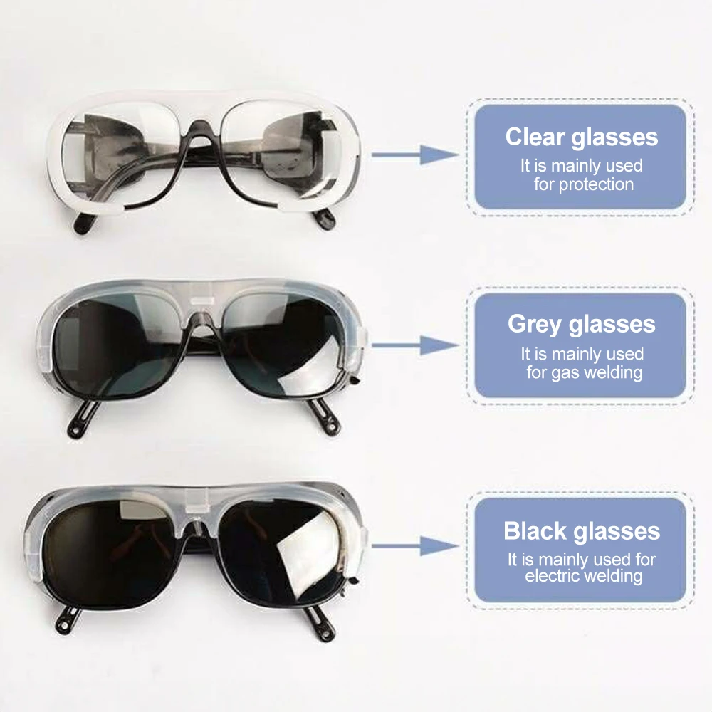 1PCS Welding Goggles Auto-darkening Protective Screen Sealed Anti-splash Welding Goggles Eye Protection Protective Equipment