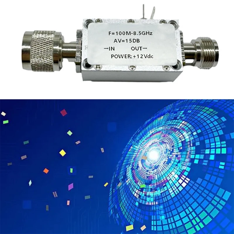 AMPLIFICADOR DE señal Rf portátil, dispositivo multifuncional de poco ruido, conveniente, de Metal, LNA, 1 piezas, 100MHZ a 8,5 MHZ