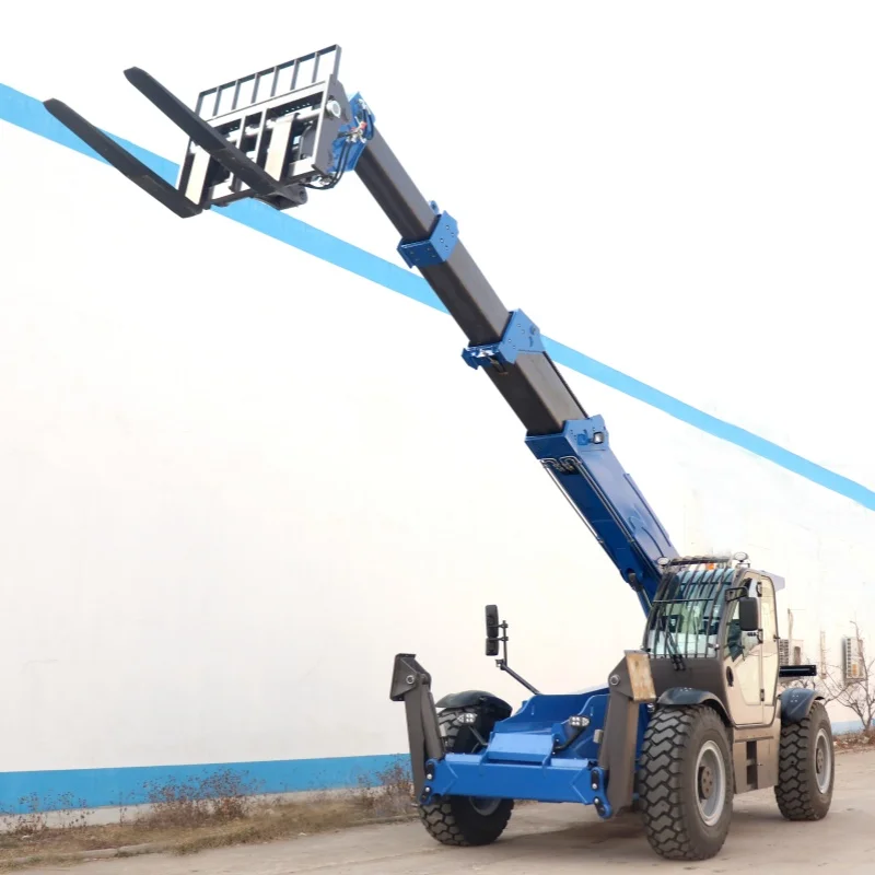 Customized 4 Ton Diesel Engine Powered Telescopic Handler Telehandler 14M Loader Forklift