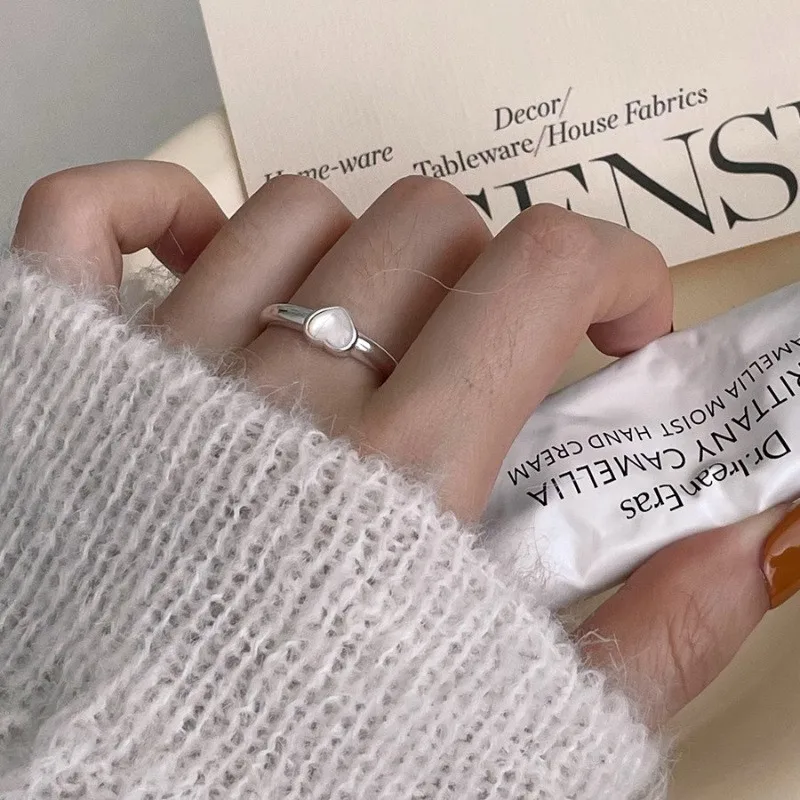 Minimalist Style Non-Fading Ring for Women, Versatile Niche Design, High-End Feel, Adjustable Open Ring, Light Luxury Jewelry Wholesale