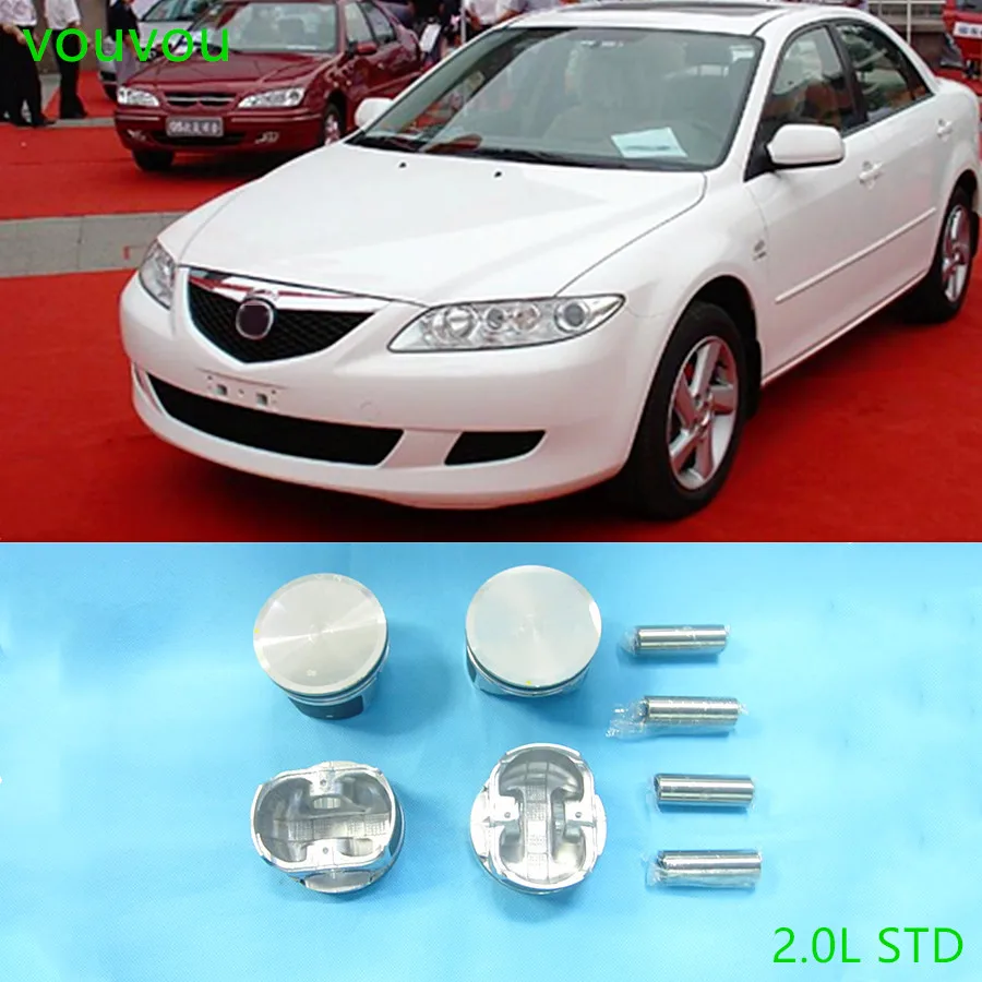 

Car accessories engine parts 1 full set piston LFY2-11-010 STD size for Mazda 6 2002-2005 GG GY 2.0 Mazda 3 2004 BK 2.0 gasoline