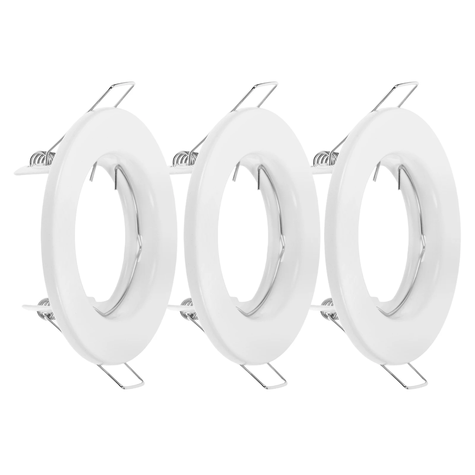 

3pcs Ceiling Light Fixing Clips Mr16 Gu10 Metal Spotlight Trim Ring Frame Holder Socket Mounting Bracket For Can Lights