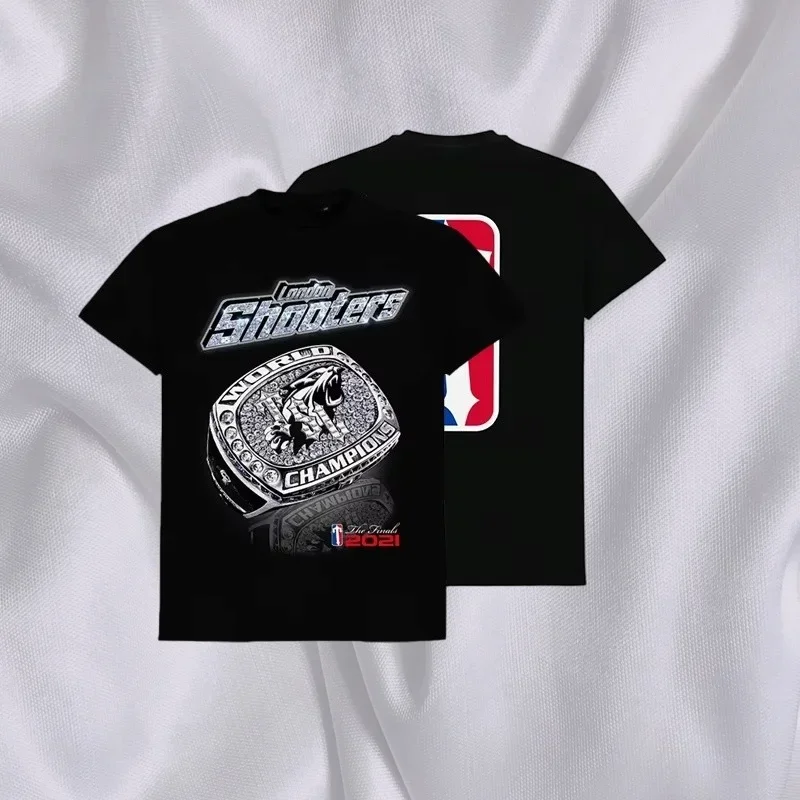 

Summer's New Trend Brand: Printed Cotton Short-sleeved T-shirts for Men and Women