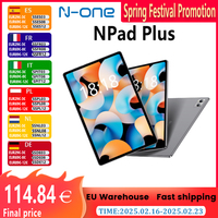 N-one NPad Plus 10.4-inch 2000x1200 FHD IPS MT8183 Android 13  8+8GB RAM 128GB ROM 8 Cores 5+13MP Camera Dual Wifi BT5.0  Tablet