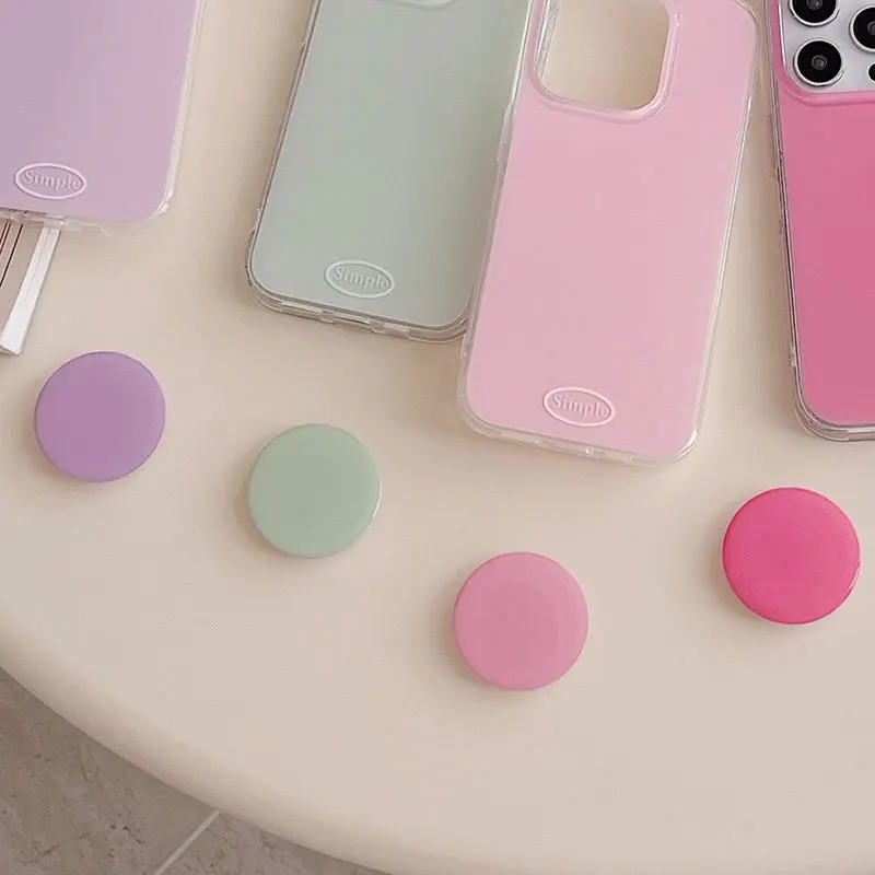 

Корейские цвета макарон, круглая подставка, универсальные смартфоны, ручка для мобильного телефона, кольцо на палец Tok, складной держатель, чехол, кронштейн