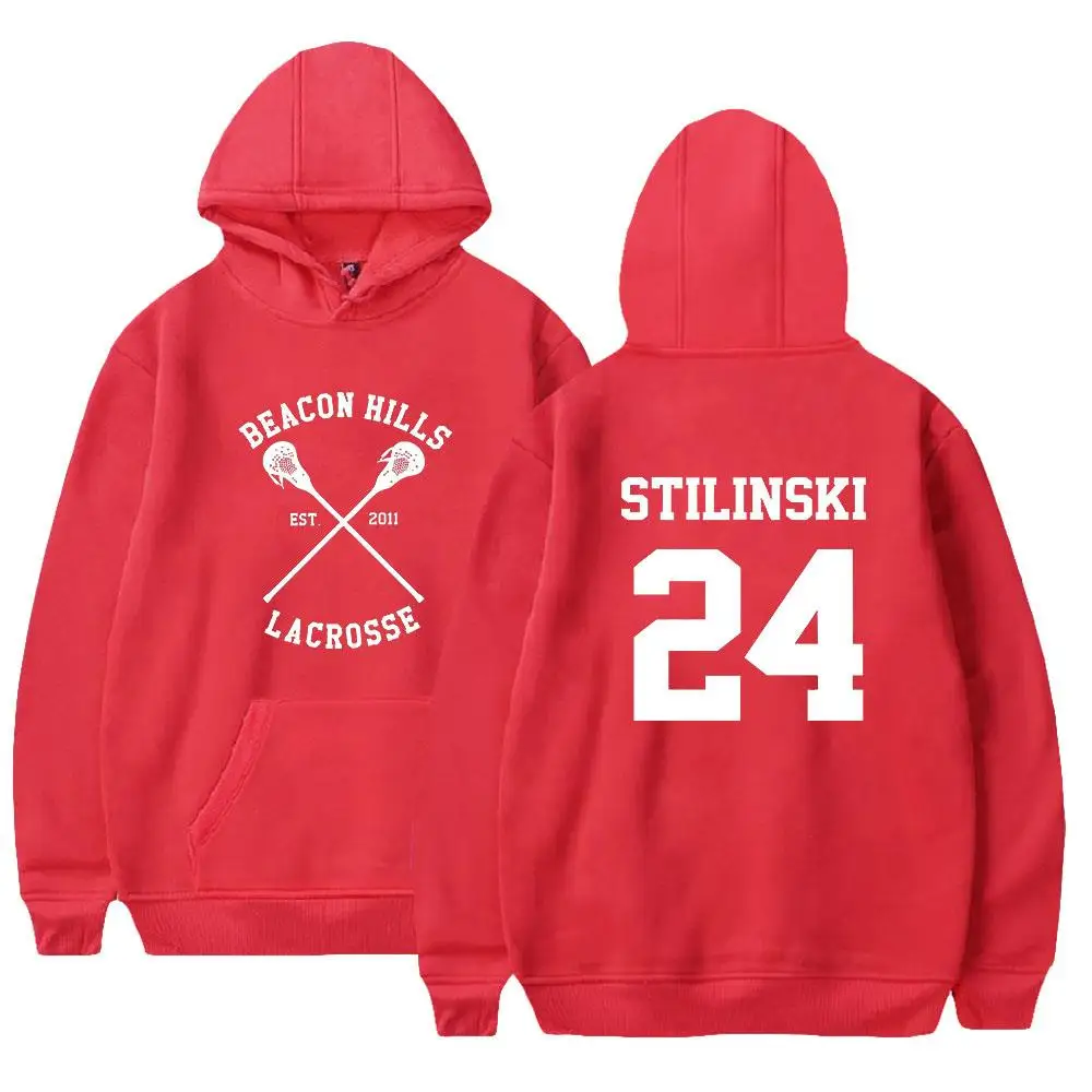 Teen Wolf Hoodie Long Sleeve Women Men Tracksuit Harajuku Streetwear STILINSKI 24 DUNBAR 9 Printed Fashion Clothes Plus Size