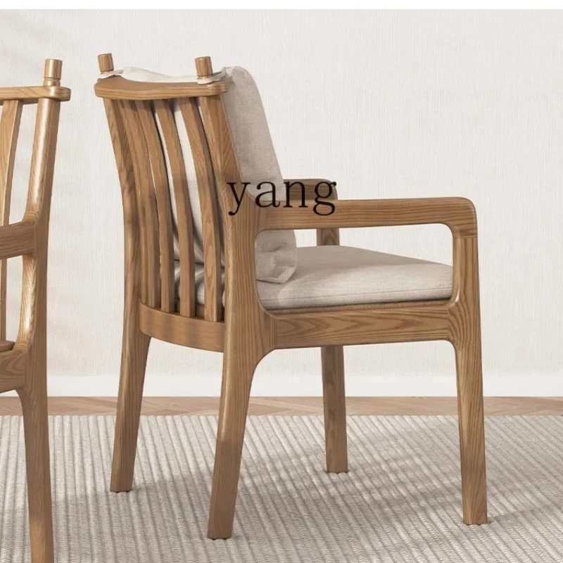 LTT Nordic all solid wood dining chair Japanese restaurant ash wood computer chair
