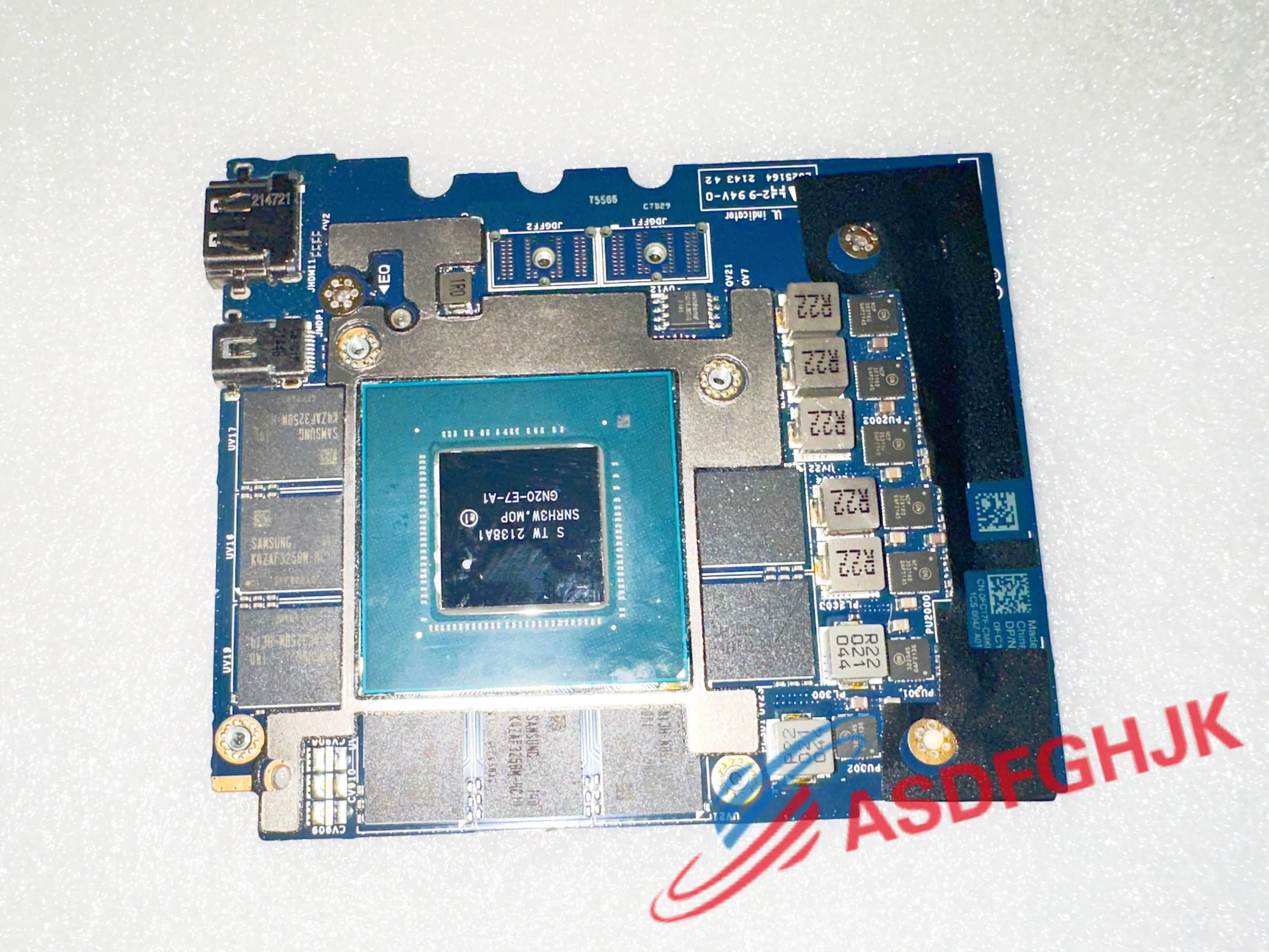 GDB55 LS-K621P CN-0FC17F FOR Dell Precision 7550 / 7560 / 7760 Graphics Card Board GeForce RTX 3080 GN20-E7-A1 TEST OK