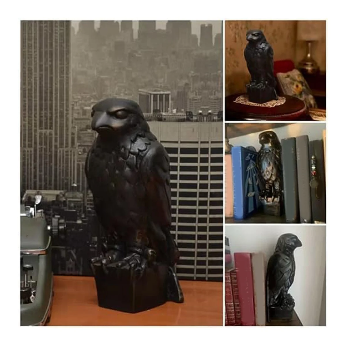 Maltese Falcon Statue Shelf Decorations the Maltese Falcon Replica From the Film Prop Replica Handmade Resin Sculpture view 5