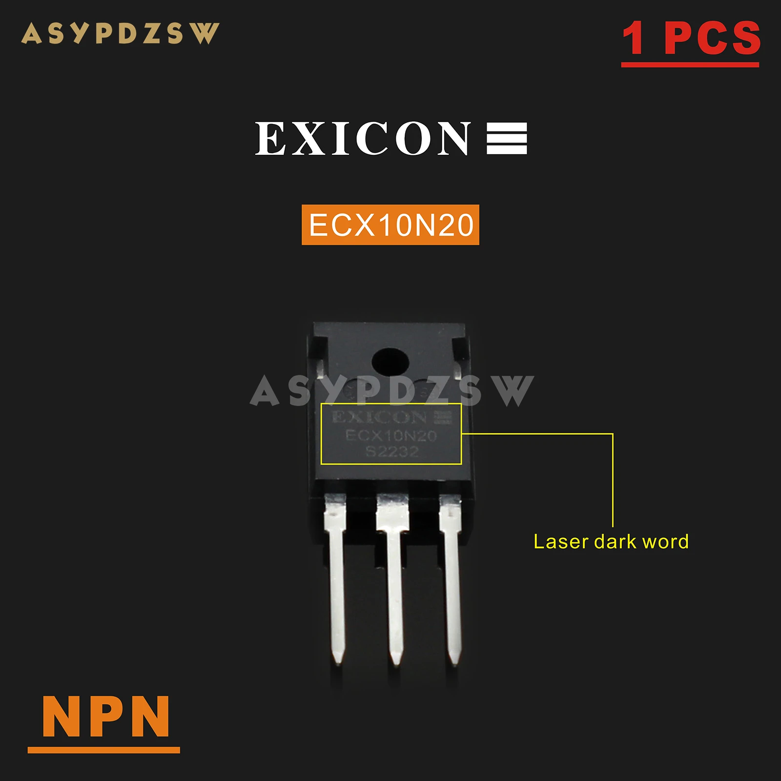 1 PCS Original ECX10N20/ECX10P20 Mosfets audio transistor High power EXICON 10N20/10P20 output tube For PCF F7