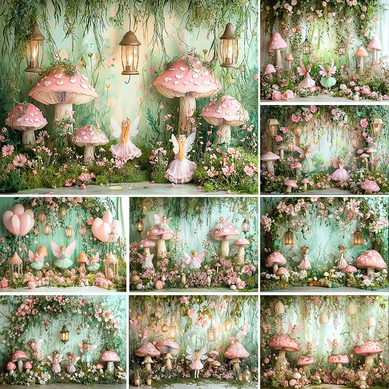 

Photography Background Spring Floral Butterfly Fairy Girl Decor Girl Birthday Party Baby Shower Portrait Photo Backdrop Studio