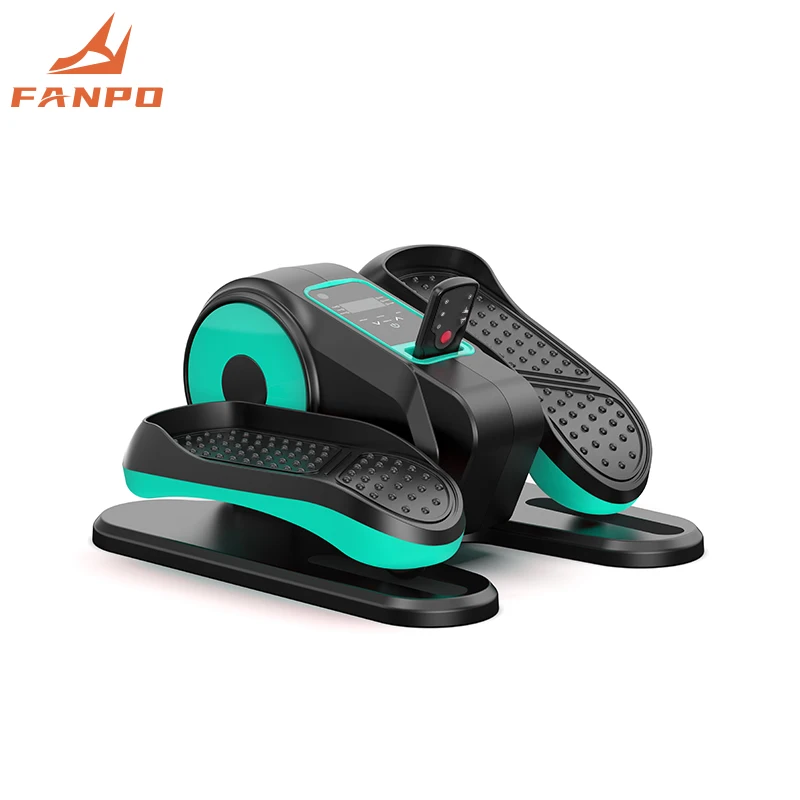 Under Desk Elliptical Training Machine Mini Bike Magnetic Control Exercise Bike With Adjustable Speed Resistance