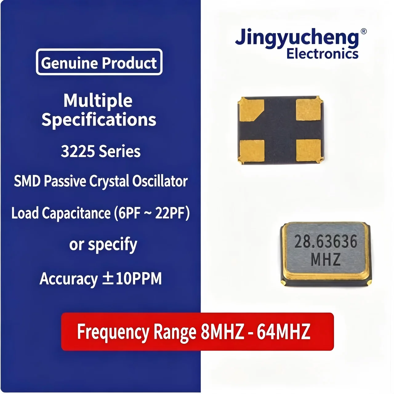 20pcs Surface-mount passive crystal resonator SMD-3225 14.31818MHz 14.31818MHz 20pf 10PPM 4-pin Crystal Resonator