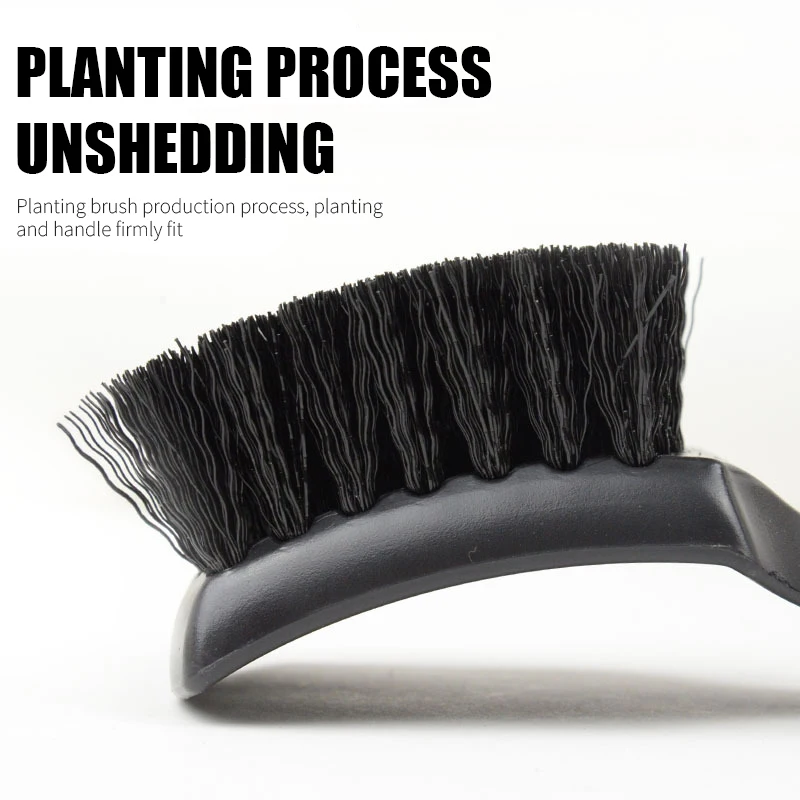 Tire Brush Hard Bristle Brush Car Beauty Brush Cleaning Brush Multi-functional Wheel Rim Foot Pad Fabric Cleaning Brush image 4