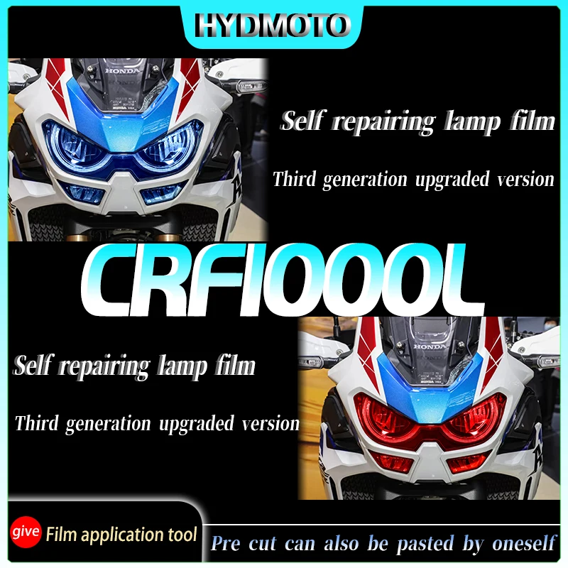 

For Honda CRF1100LADV headlight film Instrument film rearview mirror rainproof film modification accessories