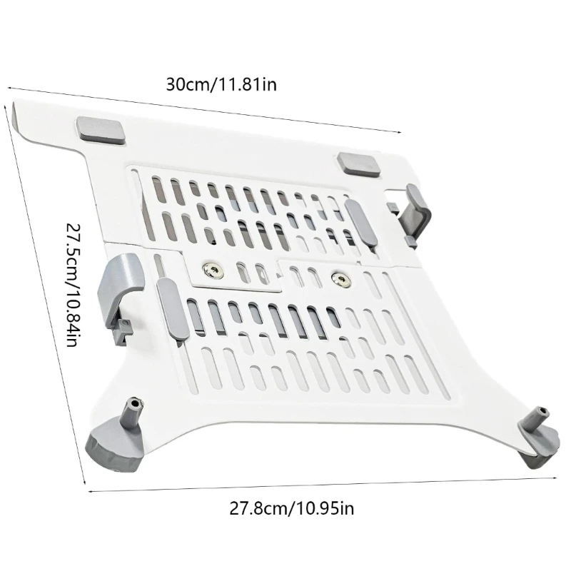 Imagem -03 - Suporte Ajustável para Laptop Suporte Compatível com Vesa para Notebook Suporte Montagem Braço Ventilado para Laptops a