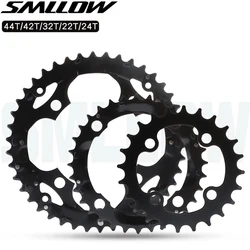 Bicycle Repair Disc 22 24 32 42 44T Gear Aluminum Alloy Hardende steel Mountain bike tooth plate 64mm/104MM BCD Black